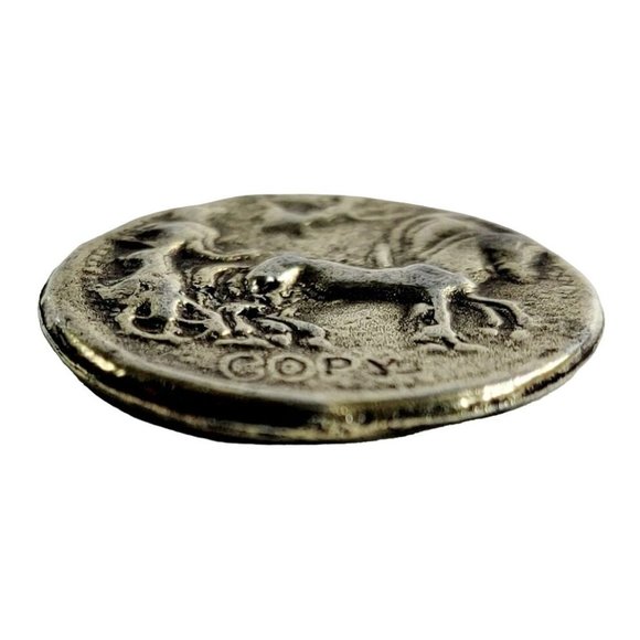 Vintage Ceaa Copy Of Ancient Greek Coin - Picture 4 of 5